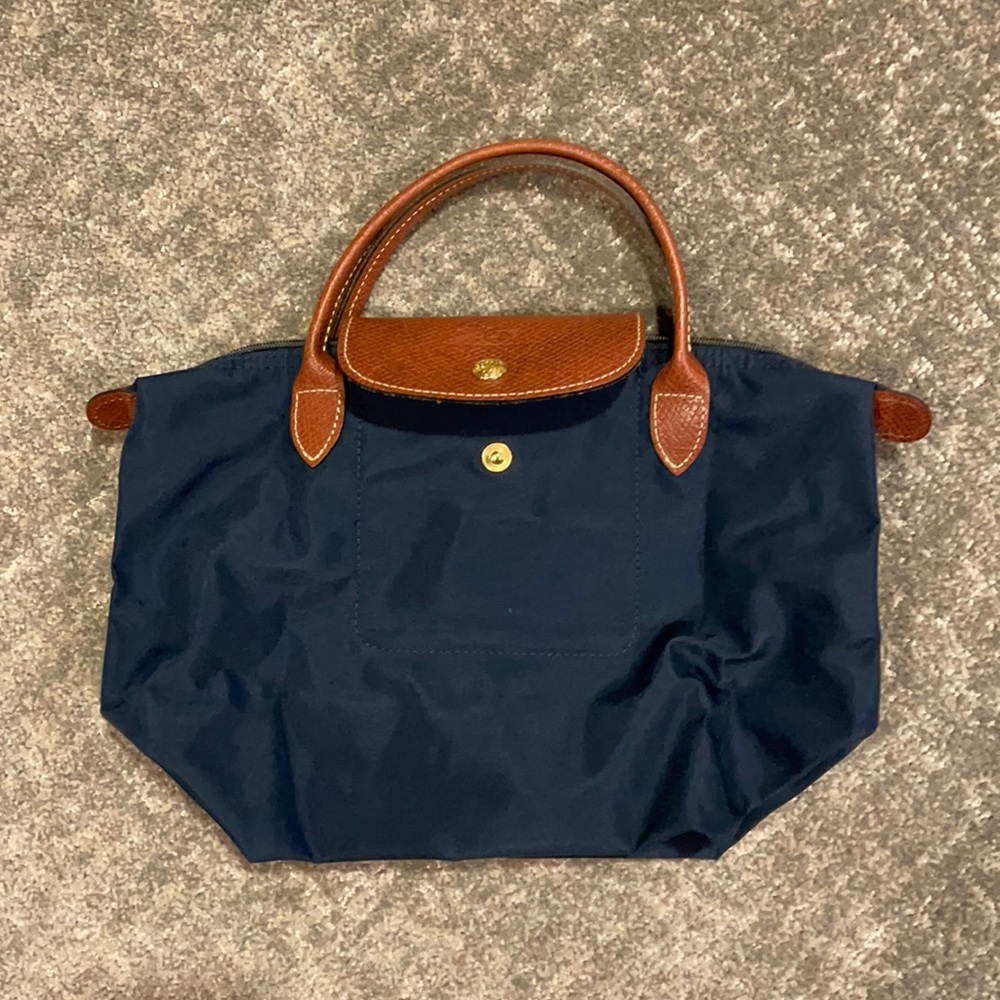 Longchamp Le Pilage Tote with short handle